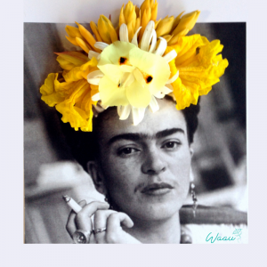 Frida e flores